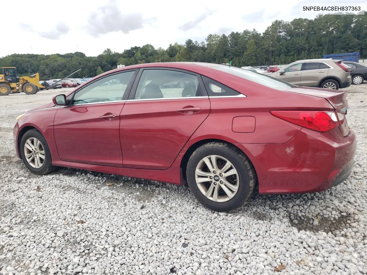 2014 Hyundai Sonata Gls VIN: 5NPEB4AC8EH837363 Lot: 71383174