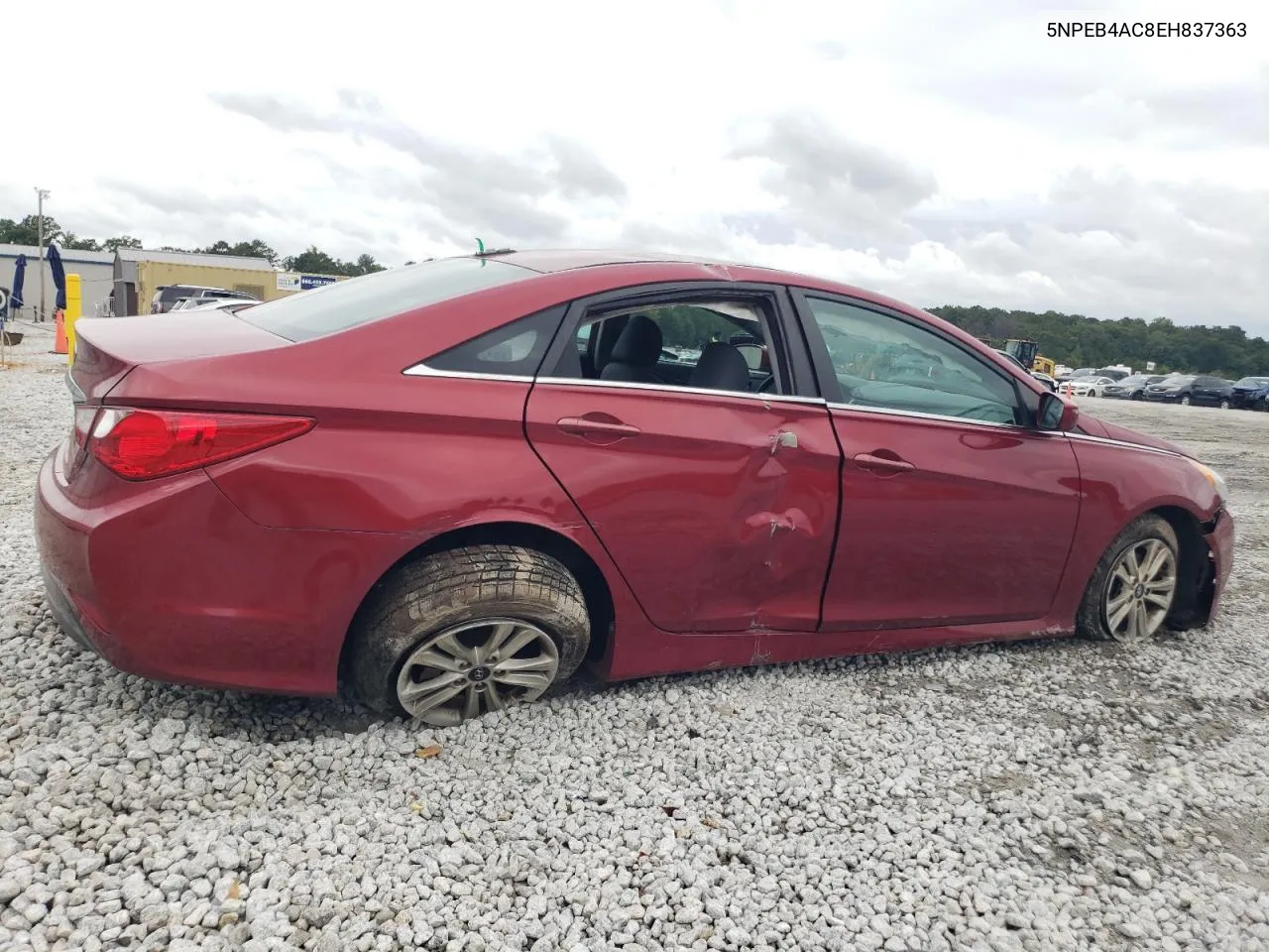 2014 Hyundai Sonata Gls VIN: 5NPEB4AC8EH837363 Lot: 71383174