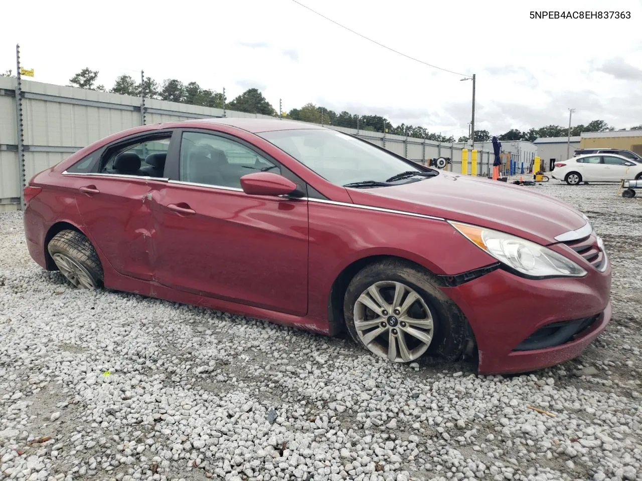 2014 Hyundai Sonata Gls VIN: 5NPEB4AC8EH837363 Lot: 71383174