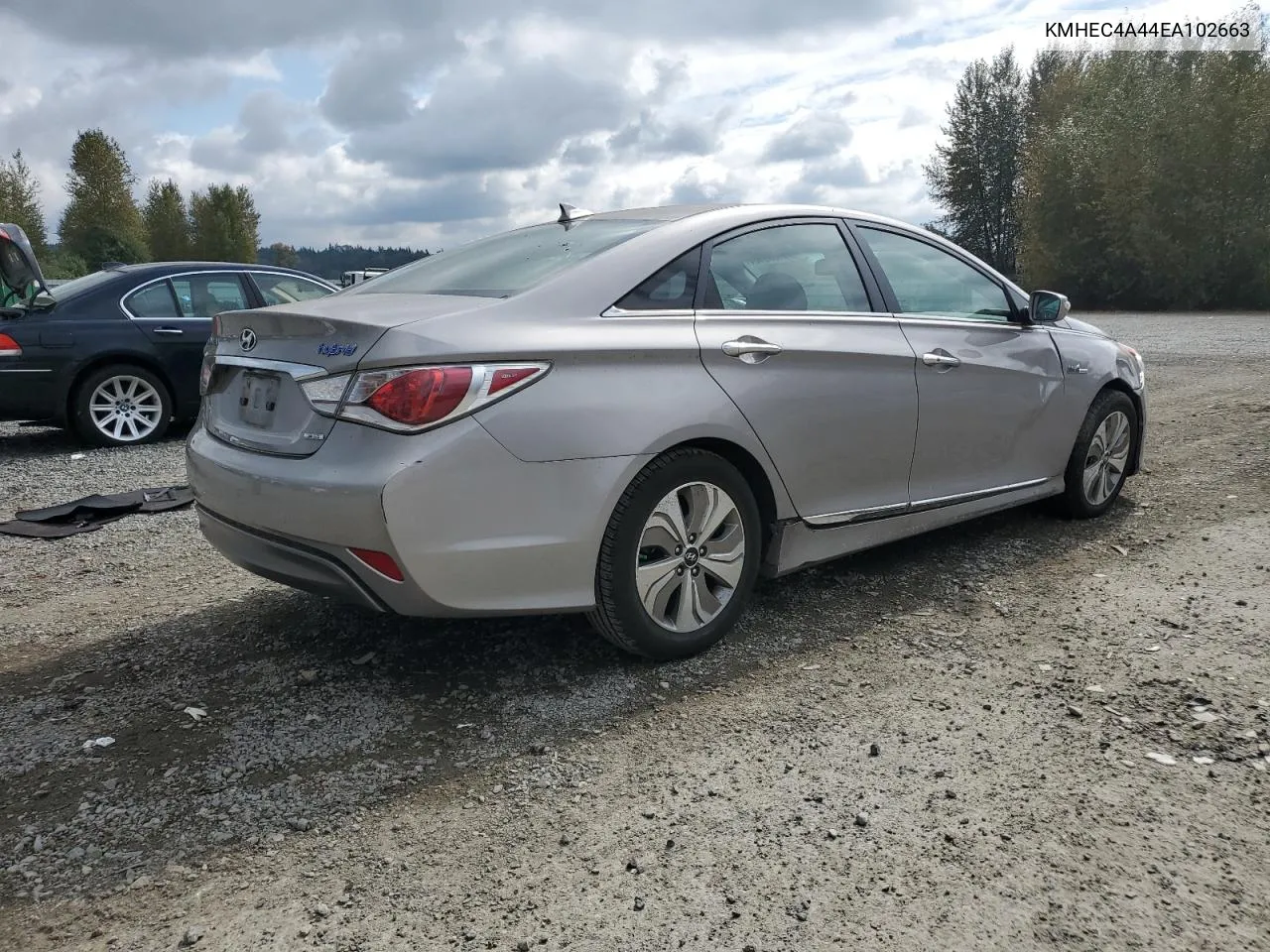 KMHEC4A44EA102663 2014 Hyundai Sonata Hybrid