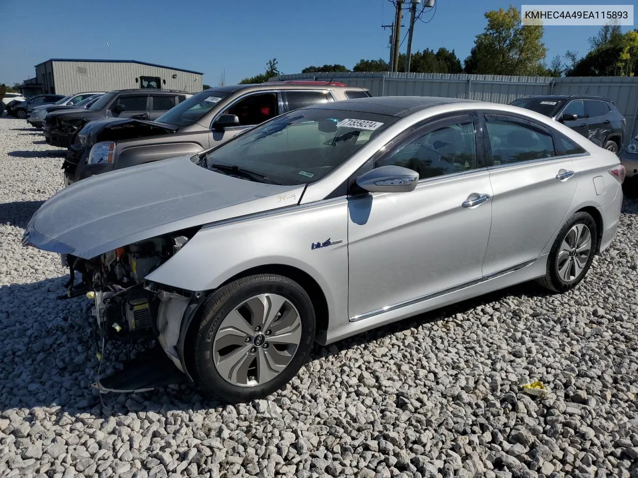 KMHEC4A49EA115893 2014 Hyundai Sonata Hybrid