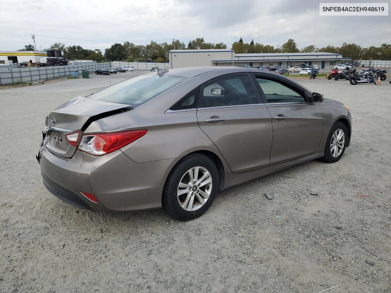 2014 Hyundai Sonata Gls VIN: 5NPEB4AC2EH948619 Lot: 71853434