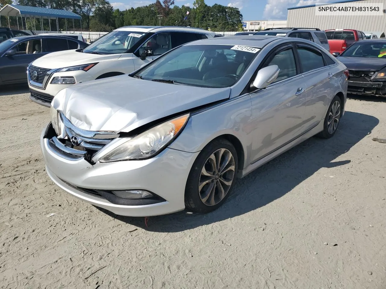 2014 Hyundai Sonata Se VIN: 5NPEC4AB7EH831543 Lot: 72121454