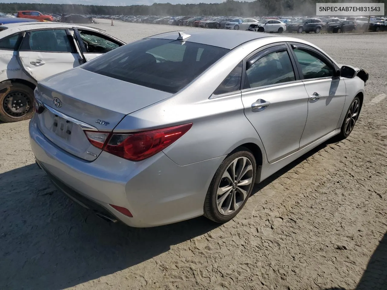 2014 Hyundai Sonata Se VIN: 5NPEC4AB7EH831543 Lot: 72121454