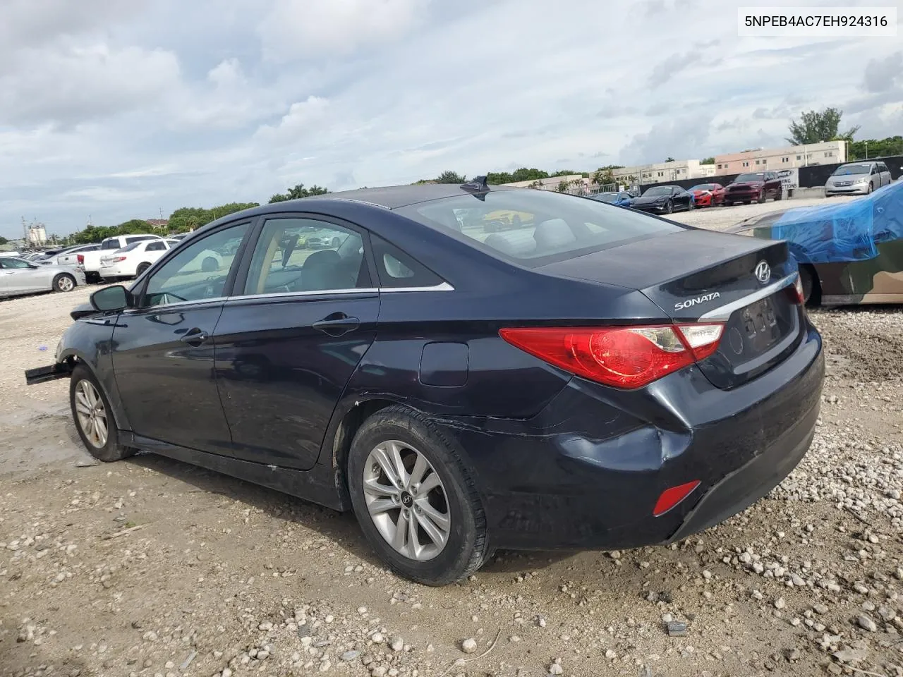 5NPEB4AC7EH924316 2014 Hyundai Sonata Gls