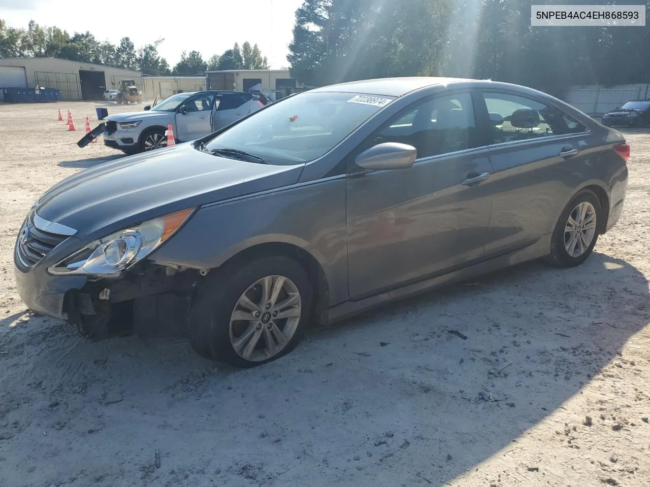 2014 Hyundai Sonata Gls VIN: 5NPEB4AC4EH868593 Lot: 72238974