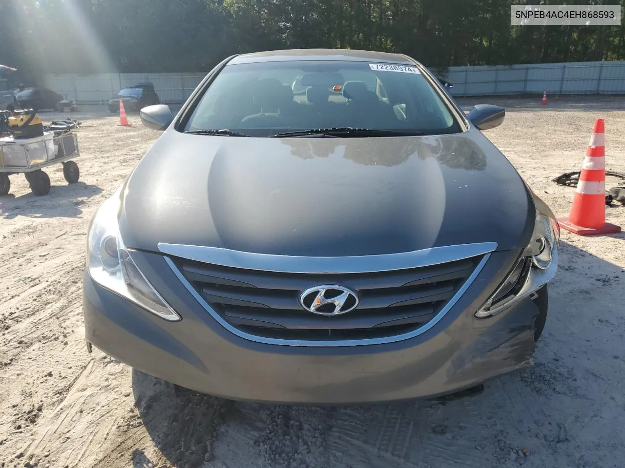 2014 Hyundai Sonata Gls VIN: 5NPEB4AC4EH868593 Lot: 72238974