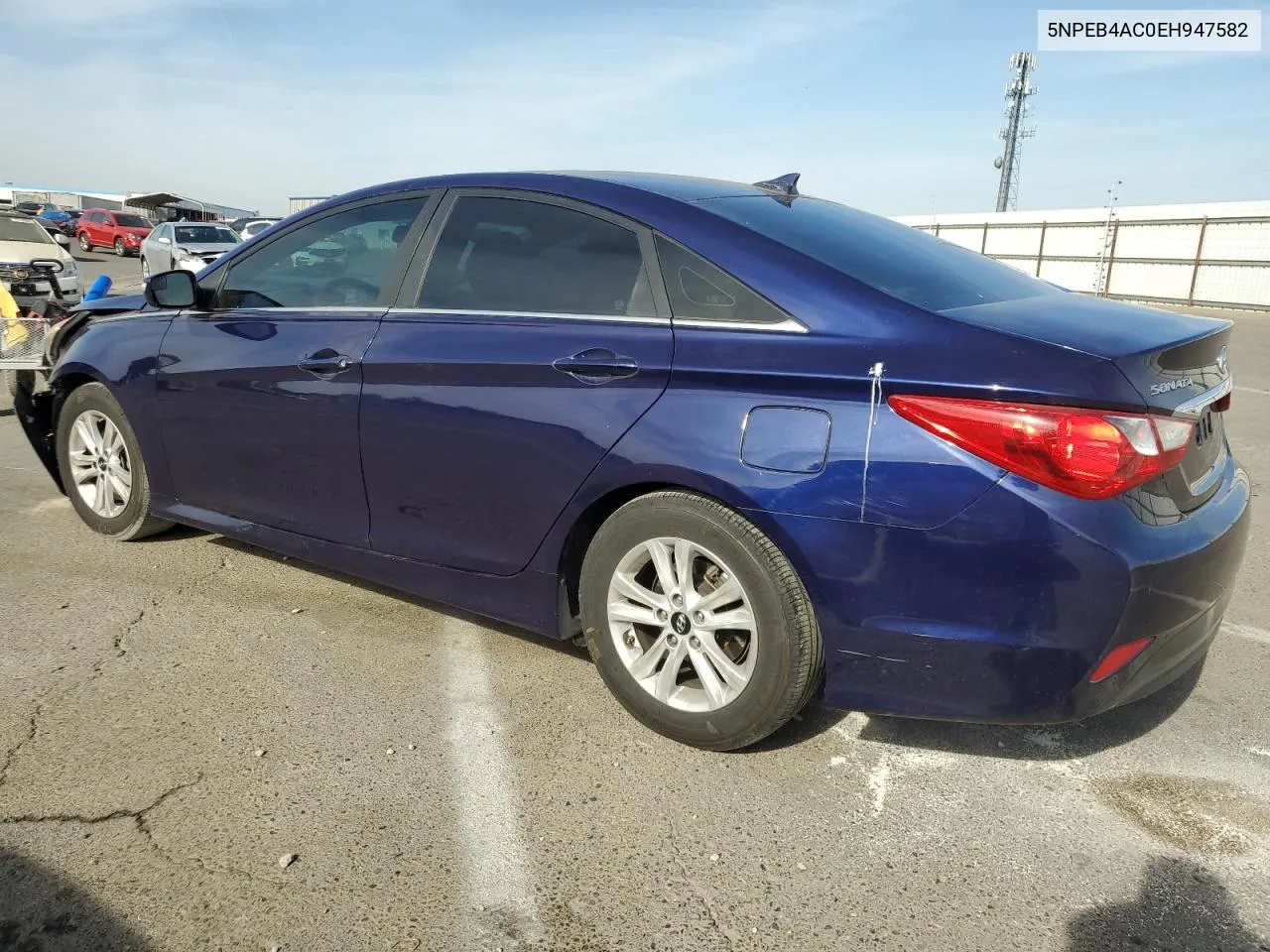 2014 Hyundai Sonata Gls VIN: 5NPEB4AC0EH947582 Lot: 72572043