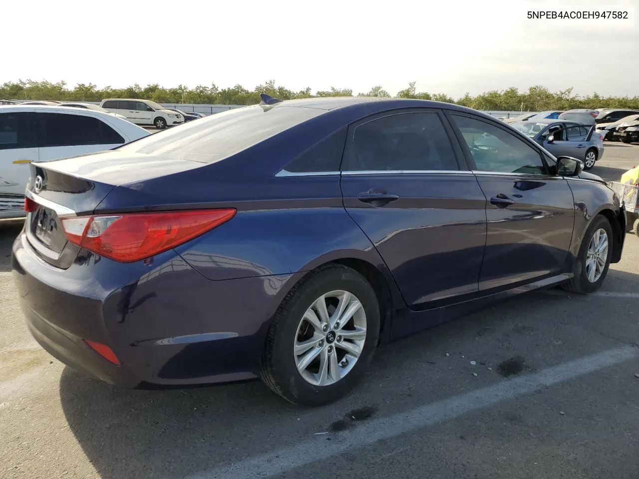 2014 Hyundai Sonata Gls VIN: 5NPEB4AC0EH947582 Lot: 72572043