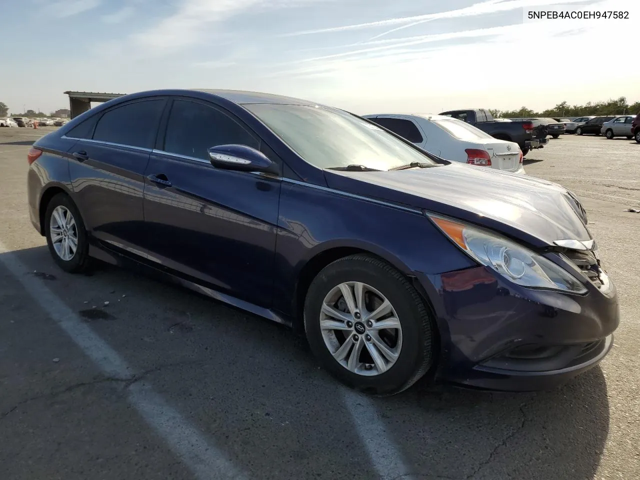 2014 Hyundai Sonata Gls VIN: 5NPEB4AC0EH947582 Lot: 72572043