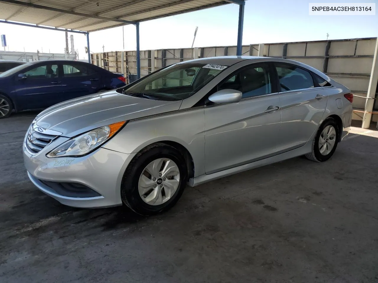 2014 Hyundai Sonata Gls VIN: 5NPEB4AC3EH813164 Lot: 72942474