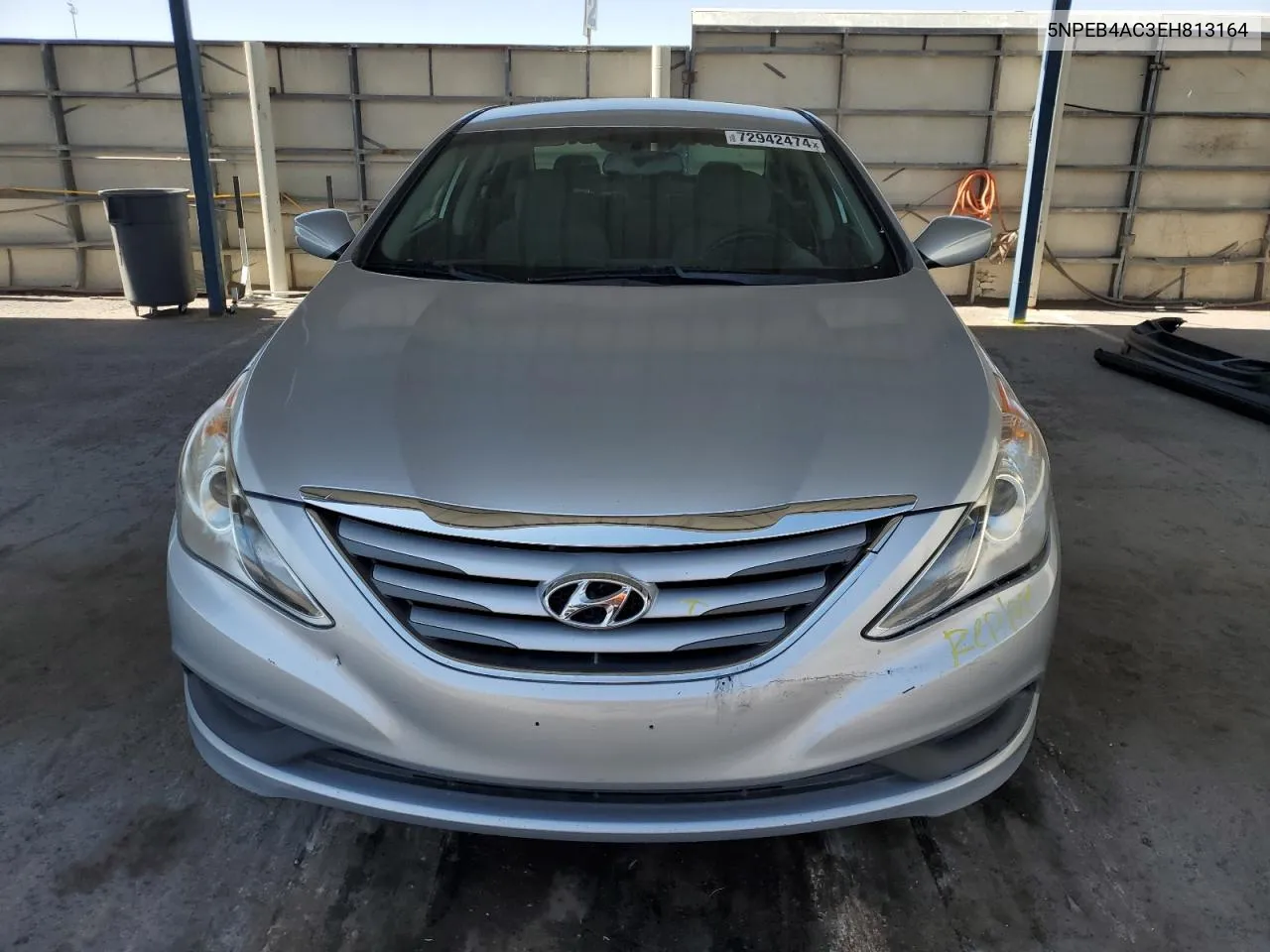 2014 Hyundai Sonata Gls VIN: 5NPEB4AC3EH813164 Lot: 72942474