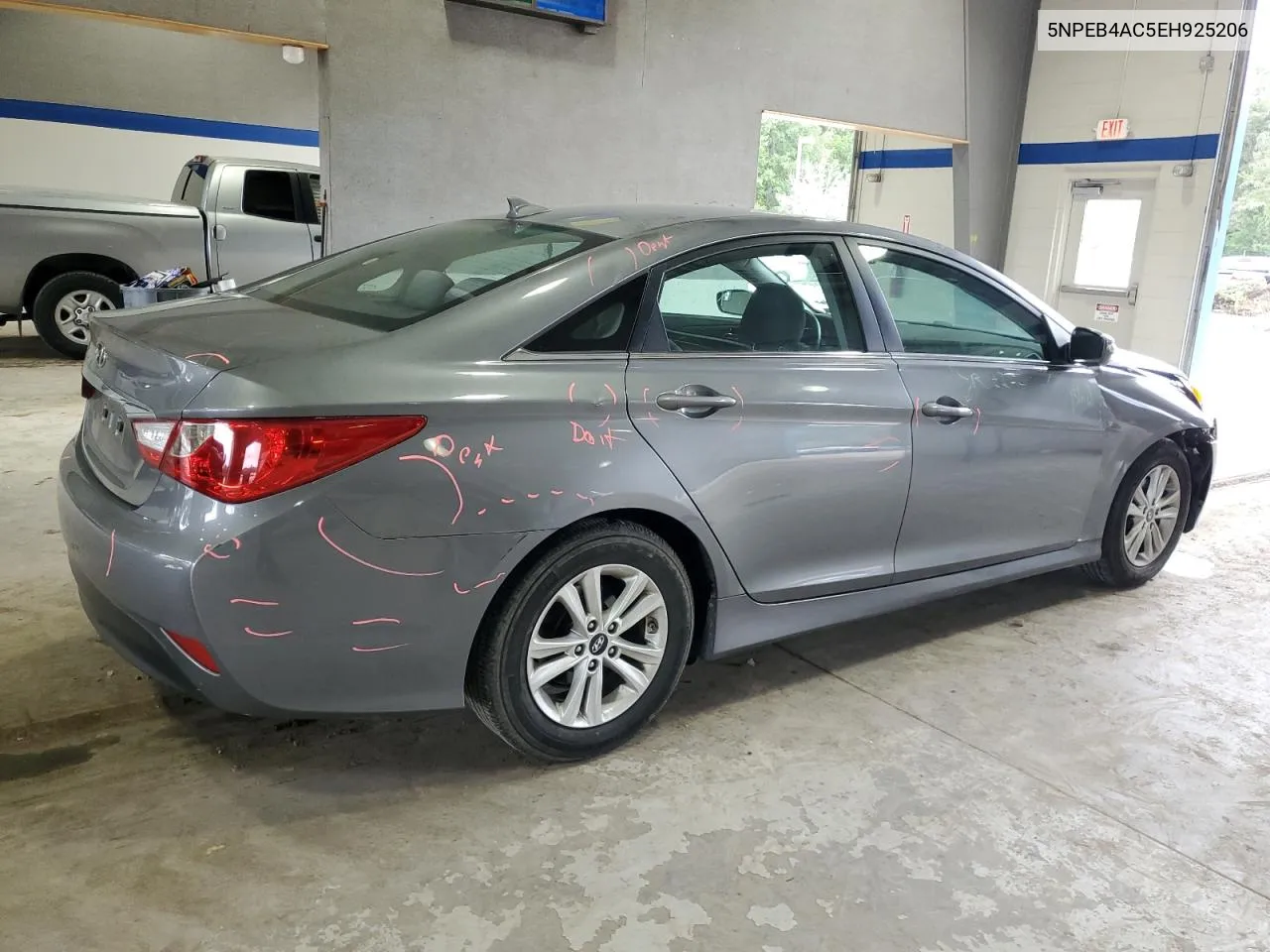 2014 Hyundai Sonata Gls VIN: 5NPEB4AC5EH925206 Lot: 73053034