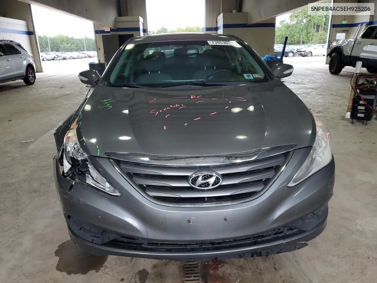 2014 Hyundai Sonata Gls VIN: 5NPEB4AC5EH925206 Lot: 73053034