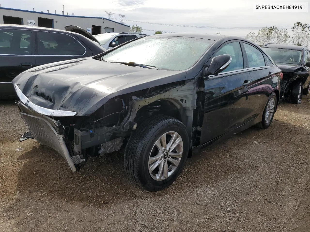 5NPEB4ACXEH849191 2014 Hyundai Sonata Gls