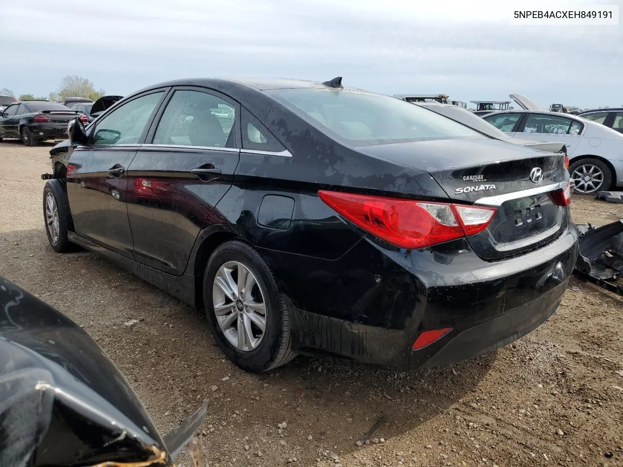 5NPEB4ACXEH849191 2014 Hyundai Sonata Gls