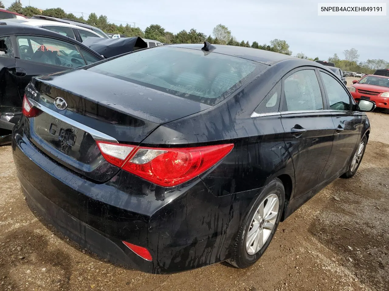 2014 Hyundai Sonata Gls VIN: 5NPEB4ACXEH849191 Lot: 73321654