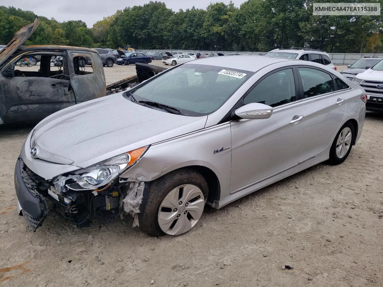 2014 Hyundai Sonata Hybrid VIN: KMHEC4A47EA115388 Lot: 73323774