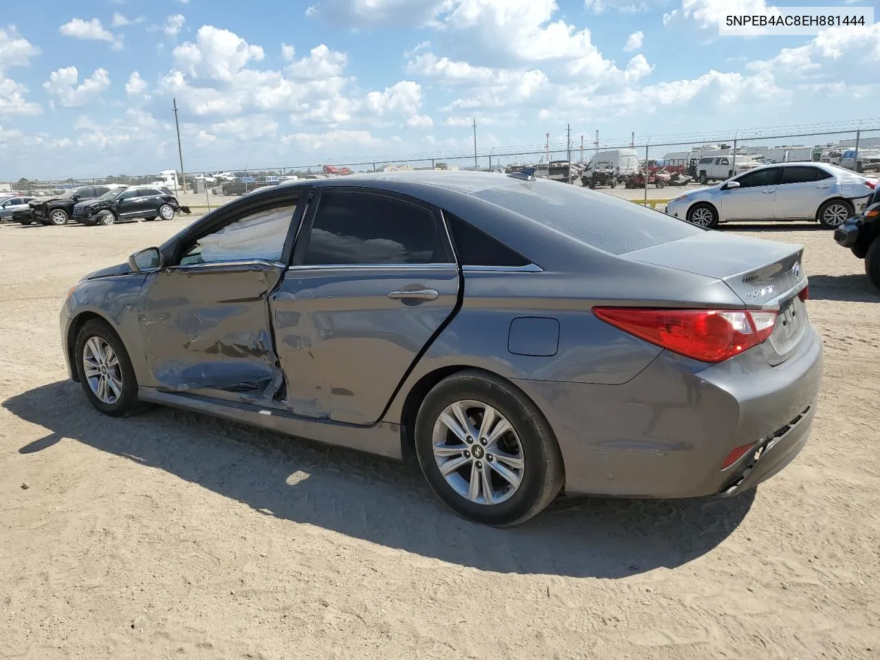 2014 Hyundai Sonata Gls VIN: 5NPEB4AC8EH881444 Lot: 73353964