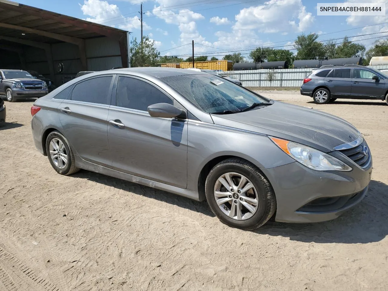 2014 Hyundai Sonata Gls VIN: 5NPEB4AC8EH881444 Lot: 73353964