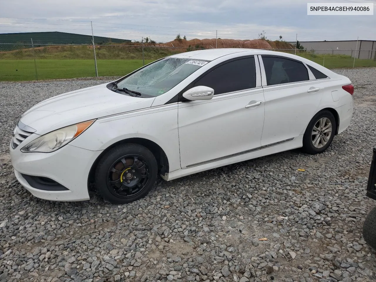 2014 Hyundai Sonata Gls VIN: 5NPEB4AC8EH940086 Lot: 73647424