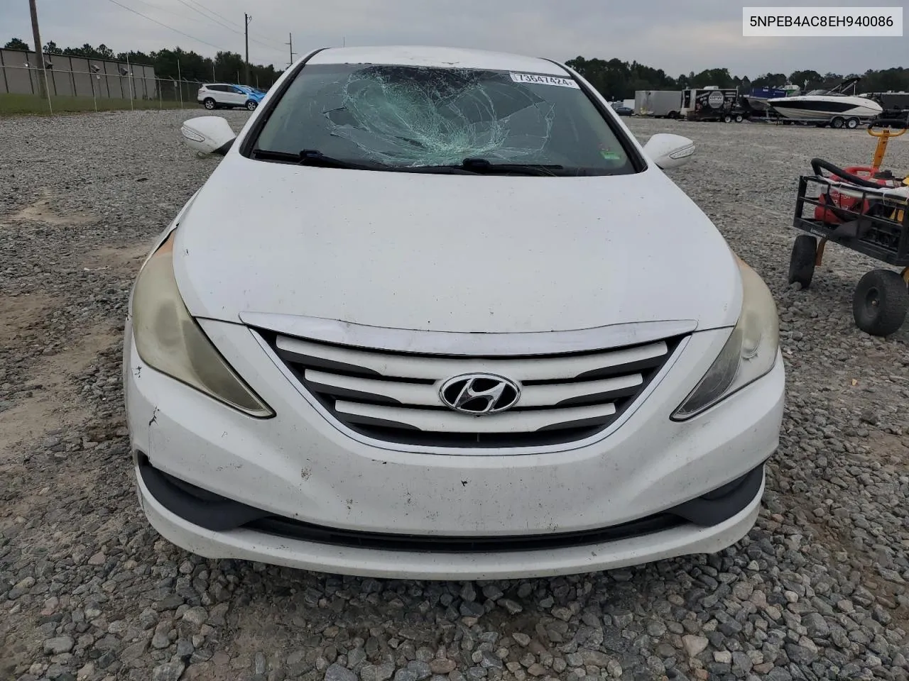 2014 Hyundai Sonata Gls VIN: 5NPEB4AC8EH940086 Lot: 73647424