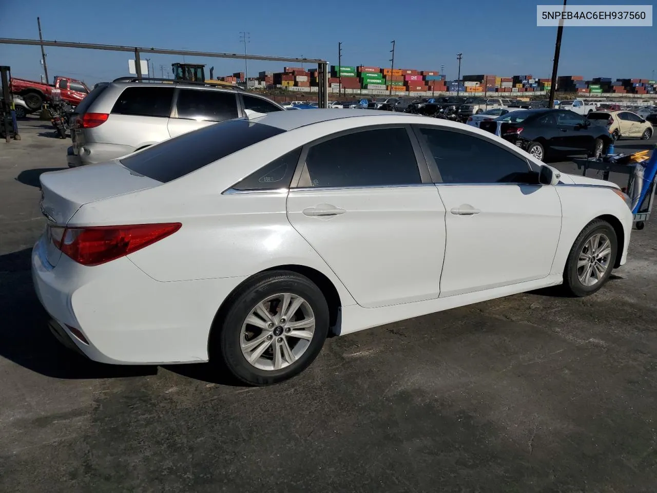 2014 Hyundai Sonata Gls VIN: 5NPEB4AC6EH937560 Lot: 73798034