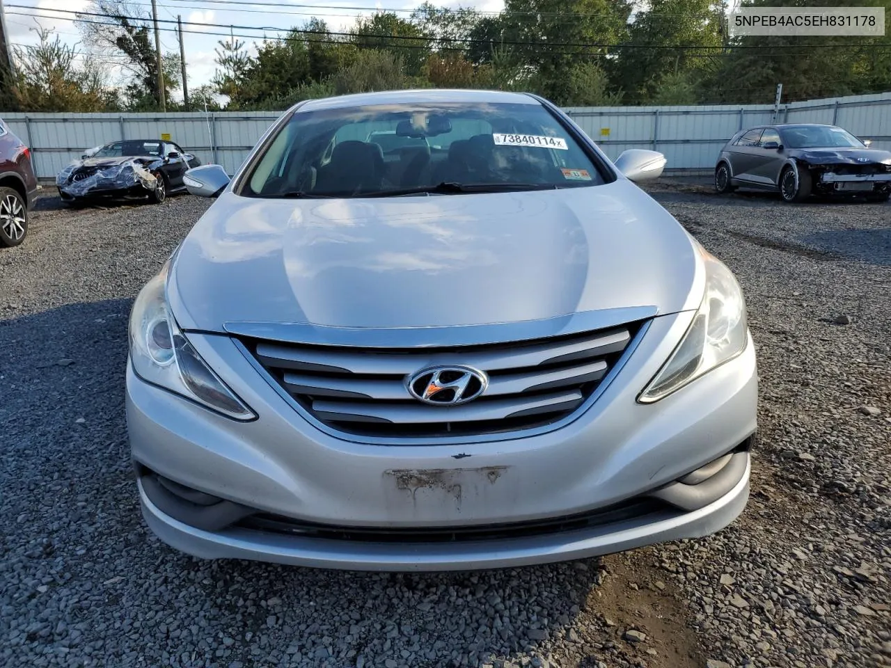 2014 Hyundai Sonata Gls VIN: 5NPEB4AC5EH831178 Lot: 73840114