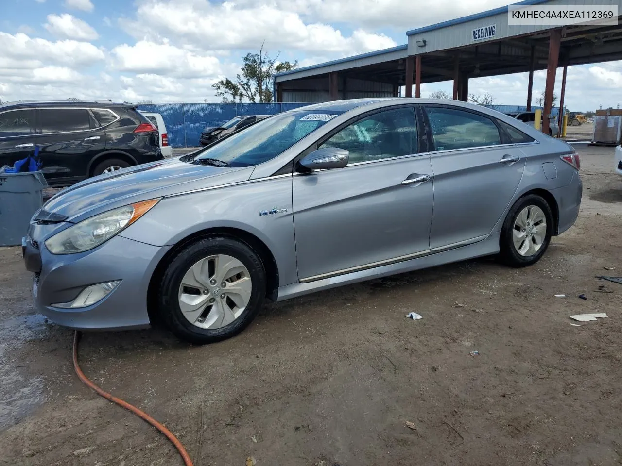 2014 Hyundai Sonata Hybrid VIN: KMHEC4A4XEA112369 Lot: 74095084