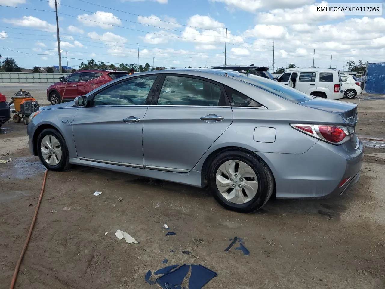 2014 Hyundai Sonata Hybrid VIN: KMHEC4A4XEA112369 Lot: 74095084