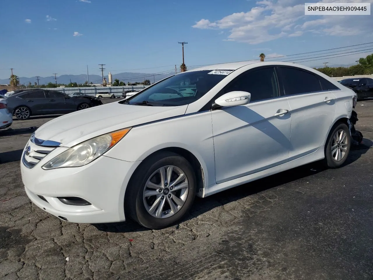 2014 Hyundai Sonata Gls VIN: 5NPEB4AC9EH909445 Lot: 74254414