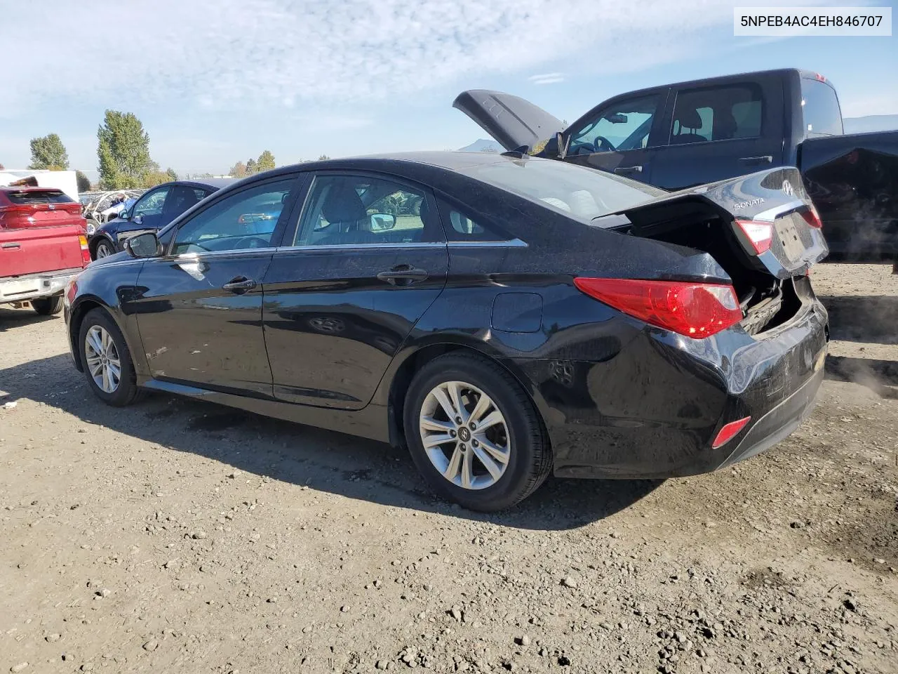 2014 Hyundai Sonata Gls VIN: 5NPEB4AC4EH846707 Lot: 74700134