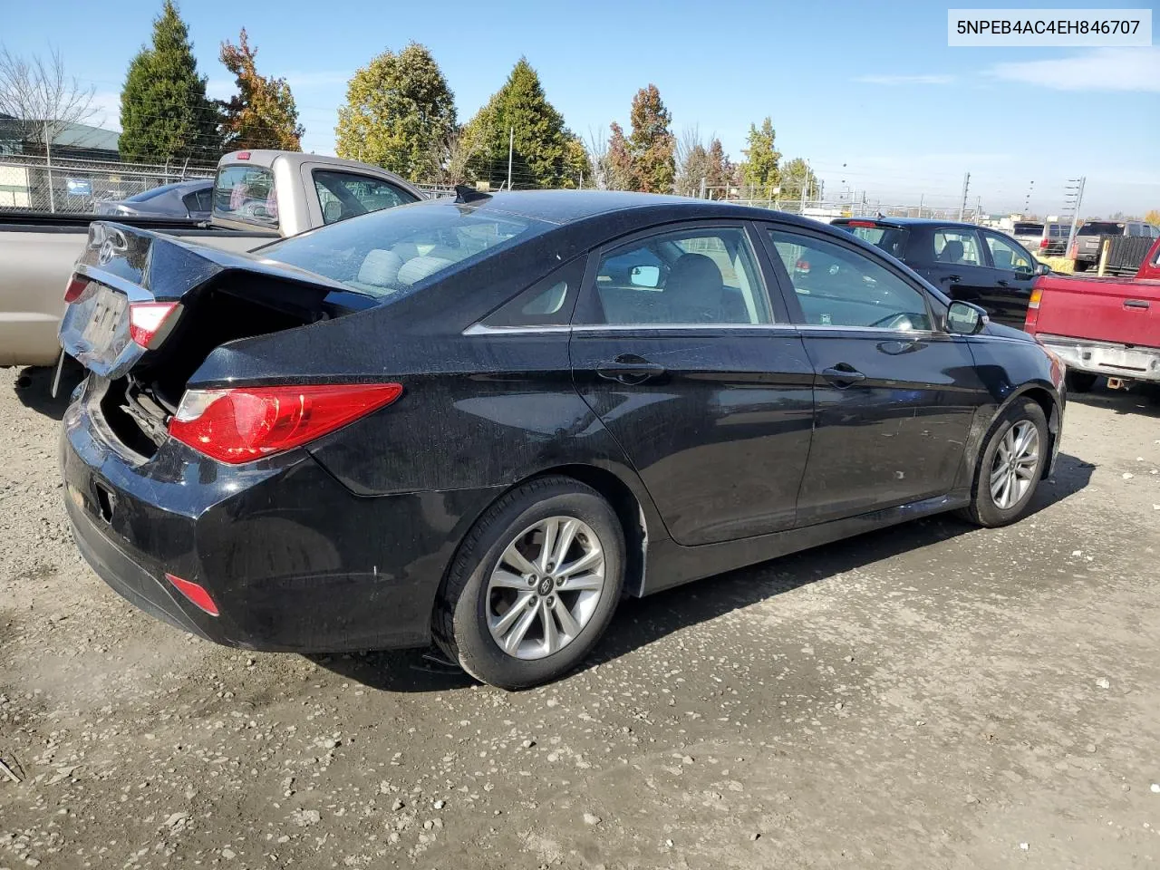 2014 Hyundai Sonata Gls VIN: 5NPEB4AC4EH846707 Lot: 74700134