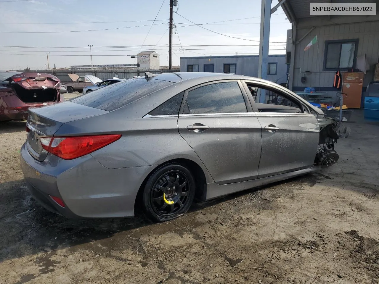 2014 Hyundai Sonata Gls VIN: 5NPEB4AC0EH867022 Lot: 74725874