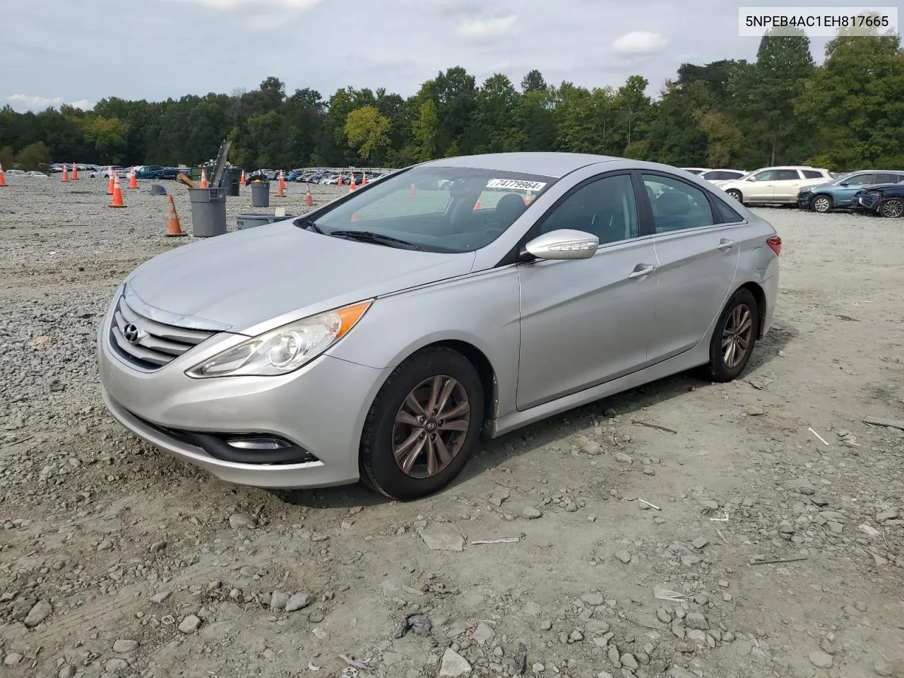 2014 Hyundai Sonata Gls VIN: 5NPEB4AC1EH817665 Lot: 74779964