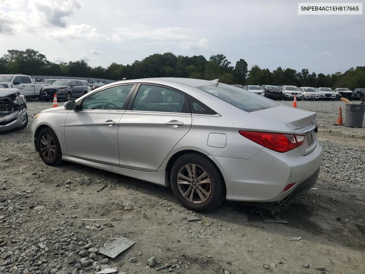 2014 Hyundai Sonata Gls VIN: 5NPEB4AC1EH817665 Lot: 74779964