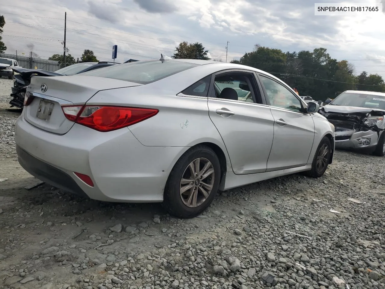 2014 Hyundai Sonata Gls VIN: 5NPEB4AC1EH817665 Lot: 74779964