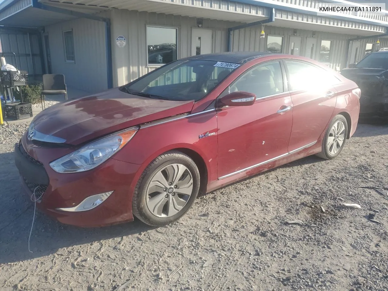 2014 Hyundai Sonata Hybrid VIN: KMHEC4A47EA111891 Lot: 74780674