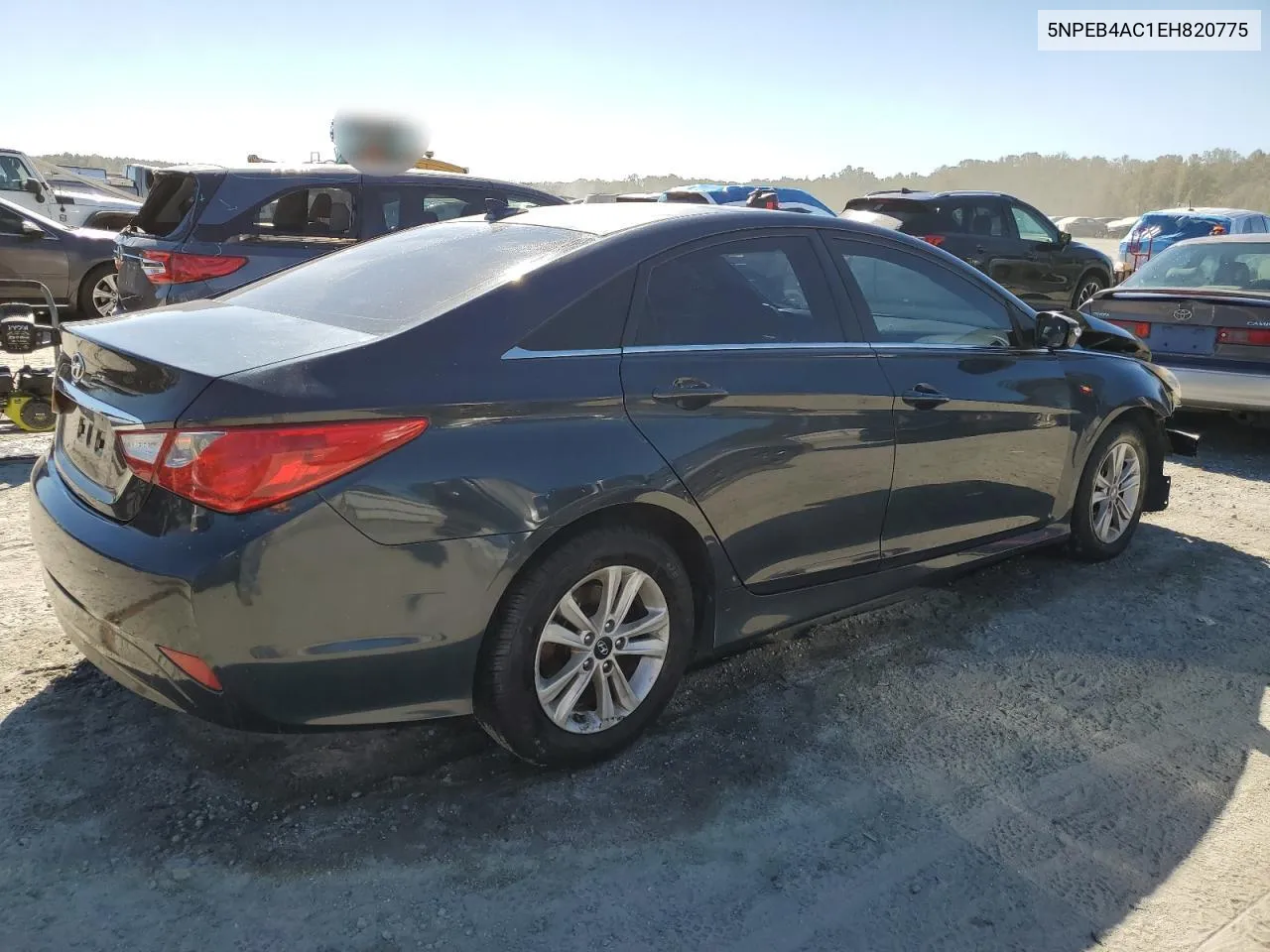 2014 Hyundai Sonata Gls VIN: 5NPEB4AC1EH820775 Lot: 74813994