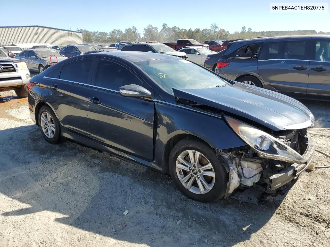 2014 Hyundai Sonata Gls VIN: 5NPEB4AC1EH820775 Lot: 74813994