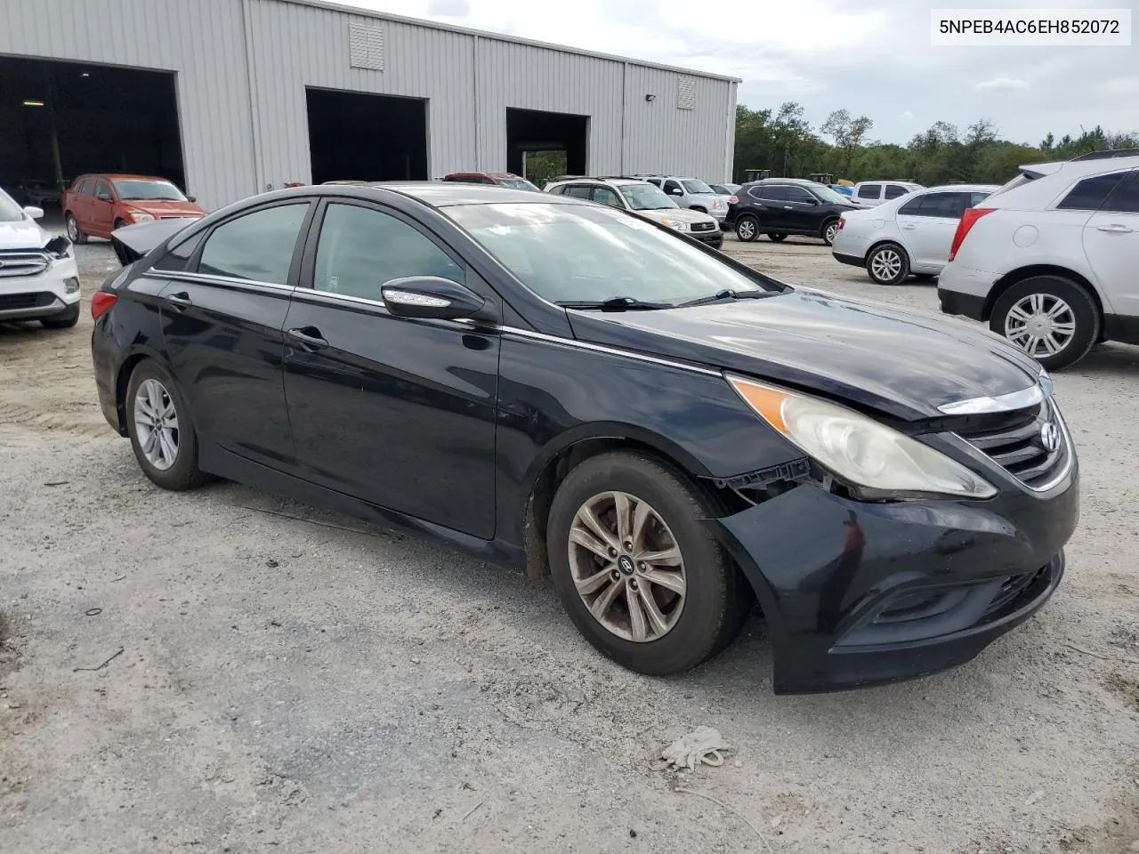 2014 Hyundai Sonata Gls VIN: 5NPEB4AC6EH852072 Lot: 74850394