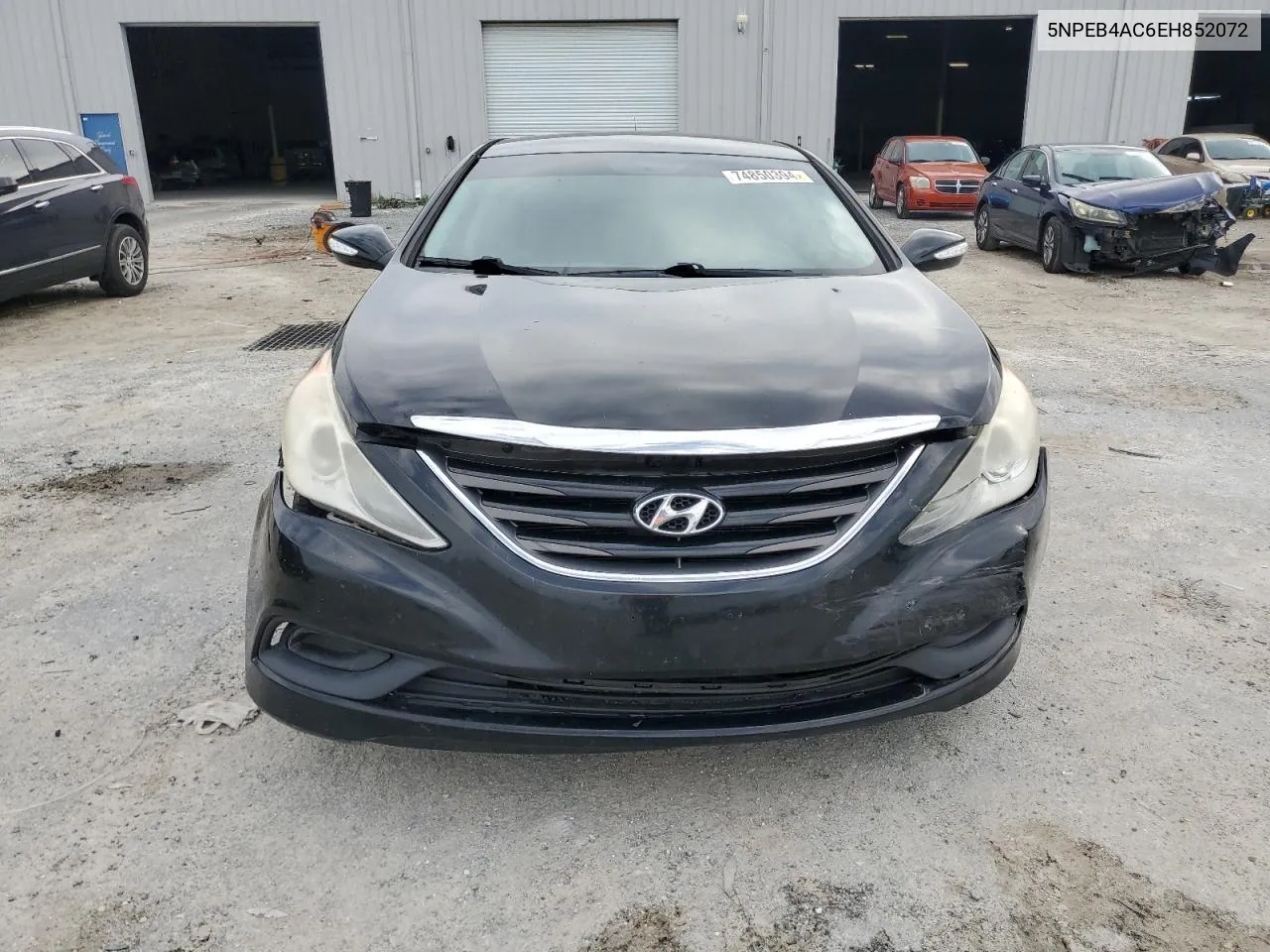 2014 Hyundai Sonata Gls VIN: 5NPEB4AC6EH852072 Lot: 74850394