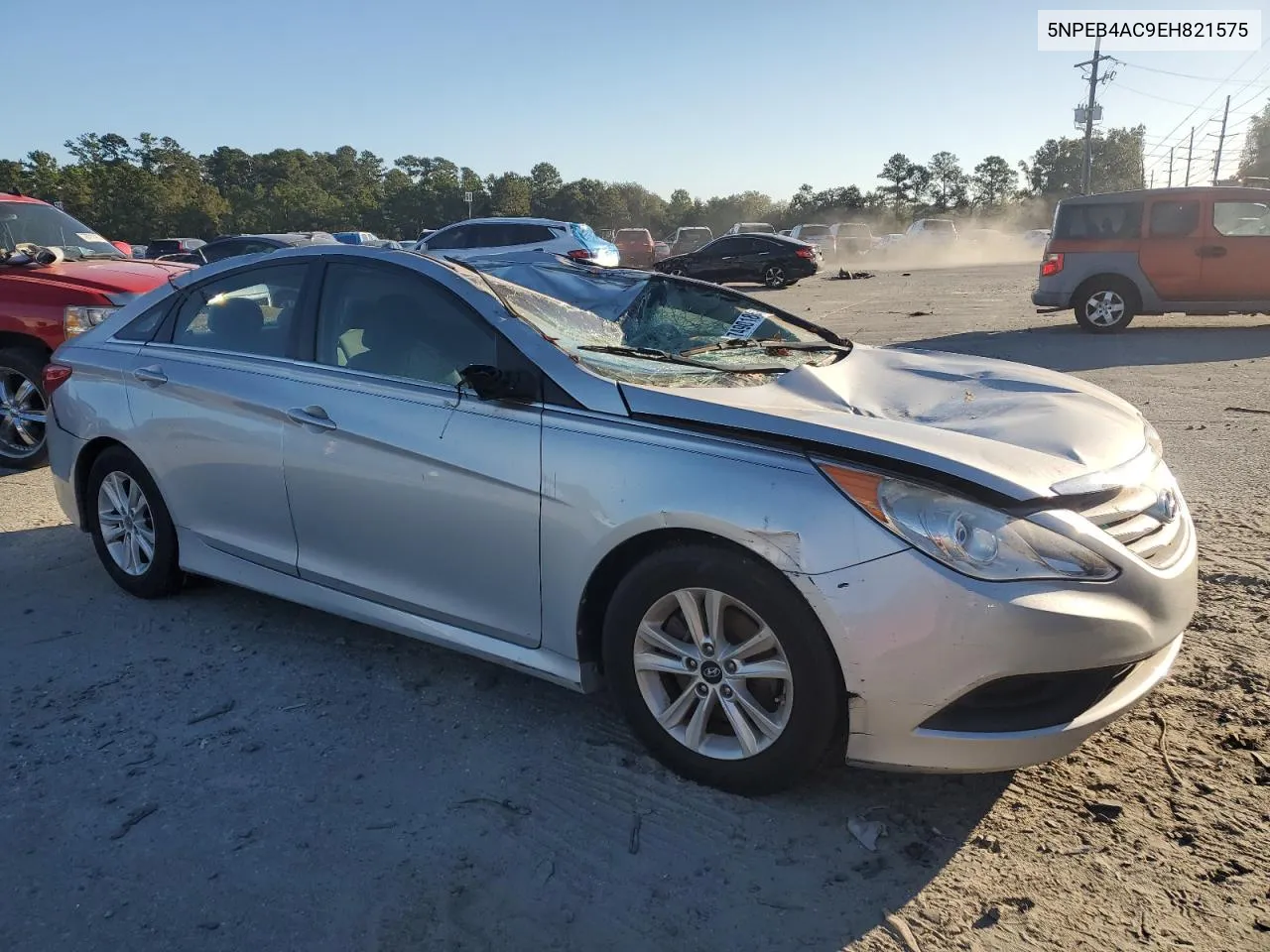 2014 Hyundai Sonata Gls VIN: 5NPEB4AC9EH821575 Lot: 74901864