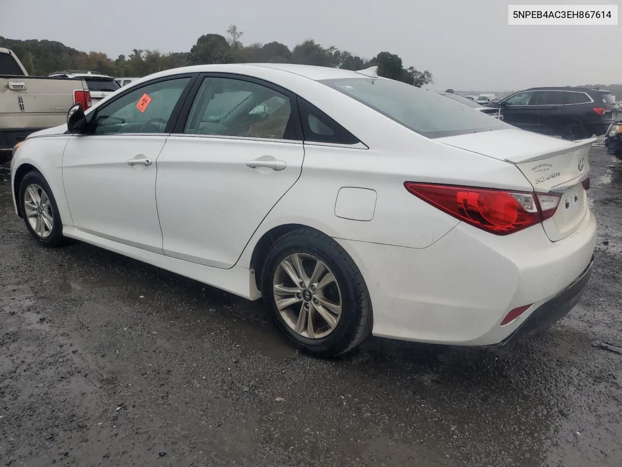 2014 Hyundai Sonata Gls VIN: 5NPEB4AC3EH867614 Lot: 74924194