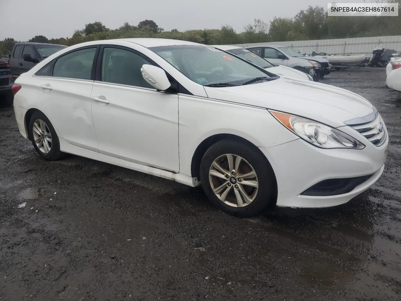 2014 Hyundai Sonata Gls VIN: 5NPEB4AC3EH867614 Lot: 74924194