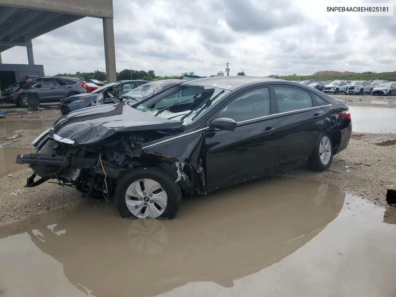 2014 Hyundai Sonata Gls VIN: 5NPEB4AC8EH825181 Lot: 74938104