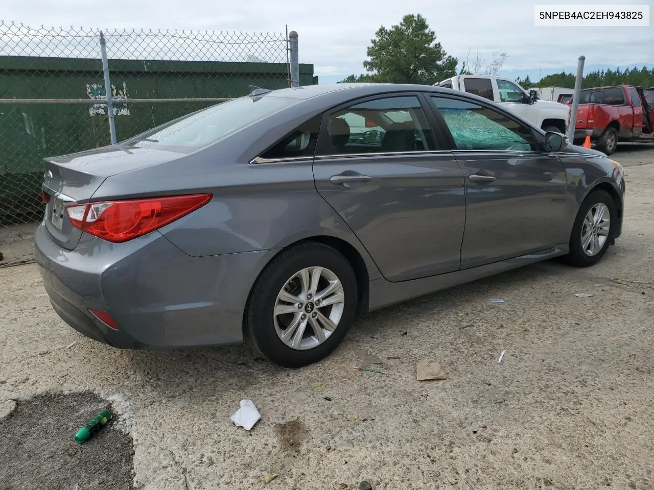 2014 Hyundai Sonata Gls VIN: 5NPEB4AC2EH943825 Lot: 74950454