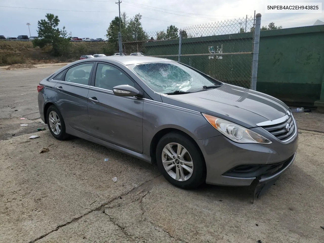 2014 Hyundai Sonata Gls VIN: 5NPEB4AC2EH943825 Lot: 74950454