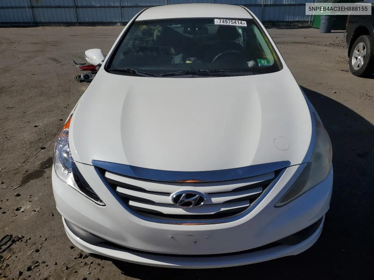 2014 Hyundai Sonata Gls VIN: 5NPEB4AC3EH888155 Lot: 74975414