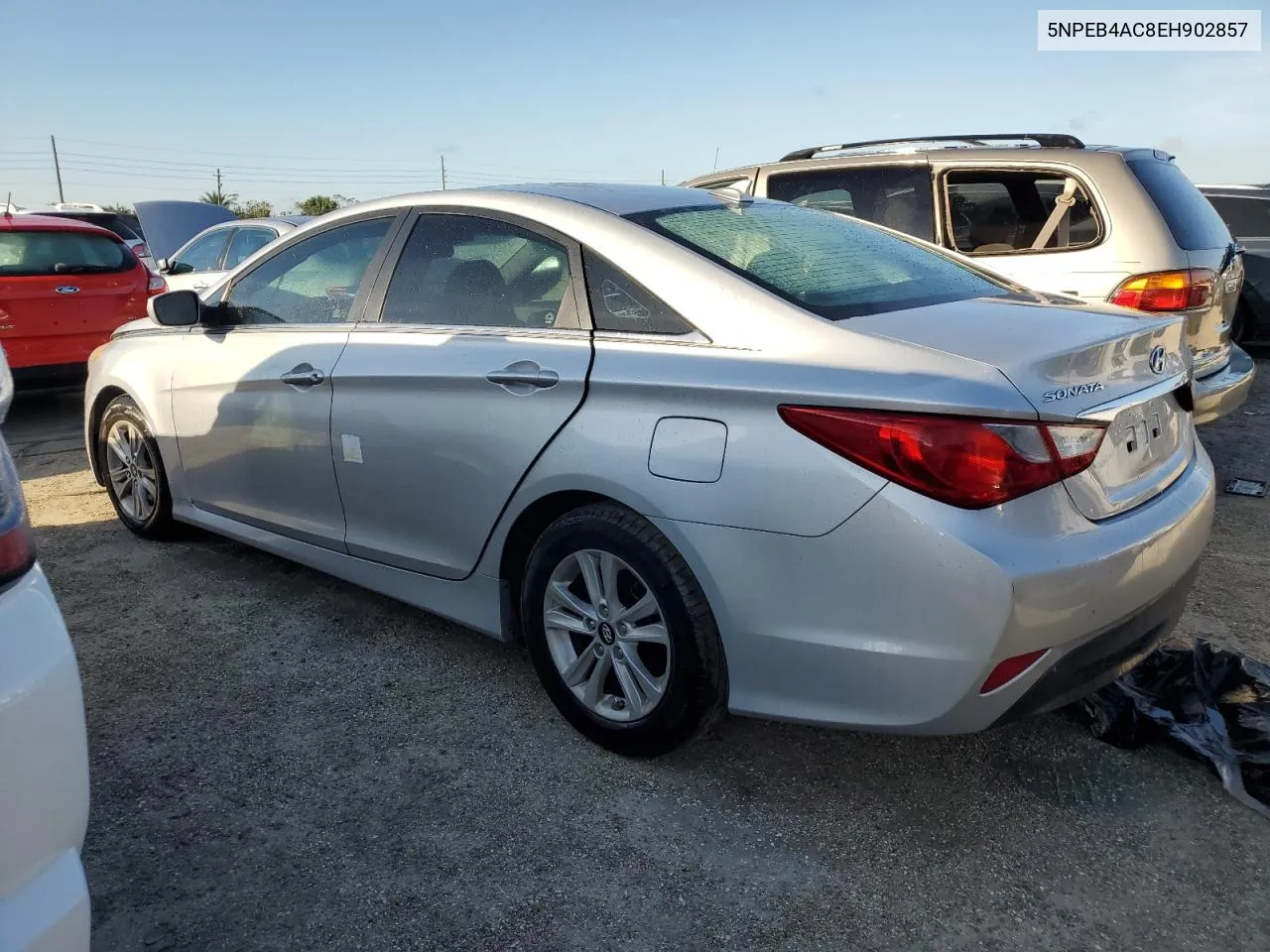 2014 Hyundai Sonata Gls VIN: 5NPEB4AC8EH902857 Lot: 74979454